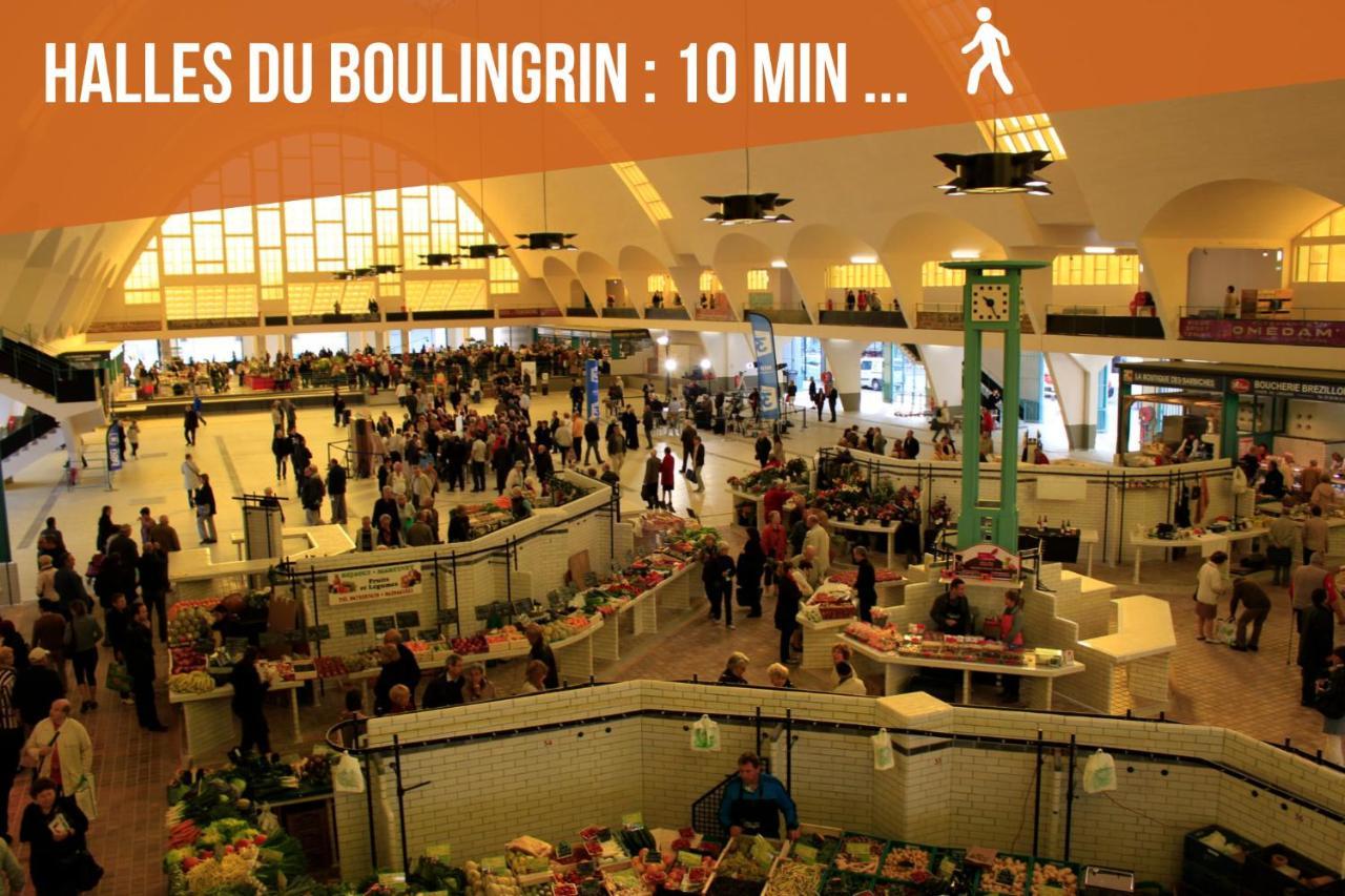 Explorereims - Malibu Beachhouse Proche Gare Et Centre מראה חיצוני תמונה